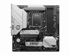 Tarjeta Madre Msi B760m Project Zero, Socket Lga 1700, 4xddr5 7800 Mhz, 192gb, Micro Atx, Se Requiere Gabinete Especial, Btf